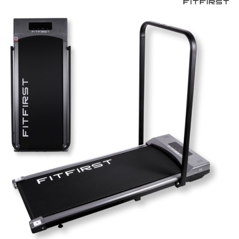 FitFirst® Loopband Jogger - Inklapbaar Compact - Met app - Display met trainings informatie - Met afstandsbediening - Telefoonhouder - Tablethouder - Bluetooth - Speakers - Hometrainer Fitness