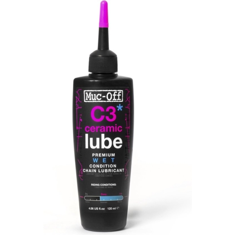 Muc-Off Wet Lube C3* Kettingolie Ceramic 120ML