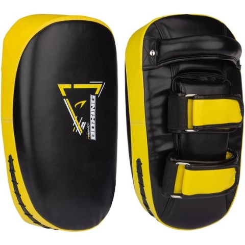 Avento Boks Sparring Blok Pad - Zwart/Geel