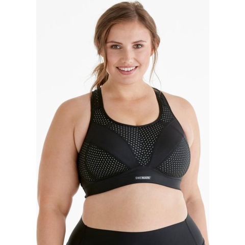 sport bh dames - 80G- incredible-  Zwart- Swegmark
