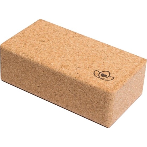 Yoga blok eco natuurkurk lotus - Lotus