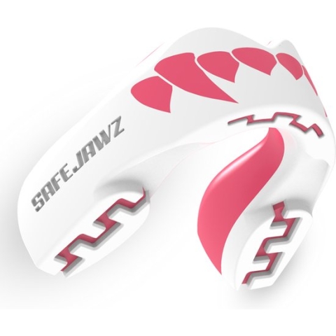 Safejawz Gebitsbeschermer Extro-Series Dracula Wit/Roze Junior