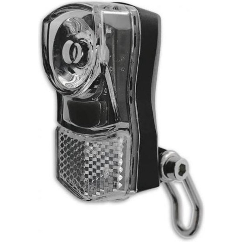 Büchel Koplamp Kroonbout Led 15 Lux Batterij Zwart