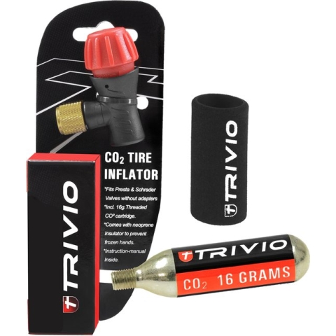 Trivio - CO2 Adapter + CO2 Patroon 16 gram + Neoprene Huls