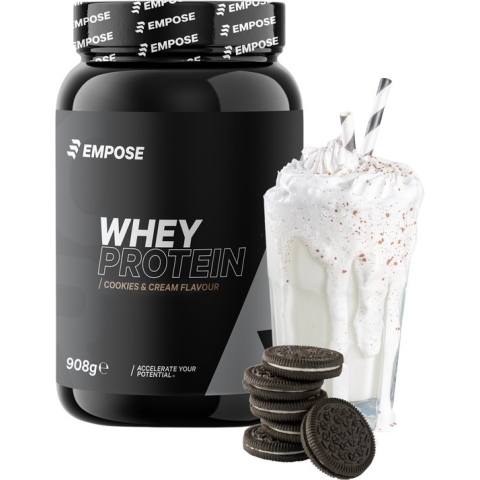 Empose Nutrition Whey Protein - Proteine Poeder - Eiwitpoeder - Cookies & Cream - 908 gram - 30 doseringen