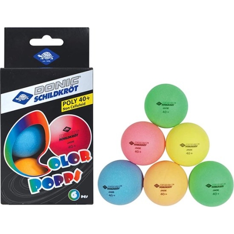 Donic Schildkröt Color - Tafeltennisballen - 6 stuks