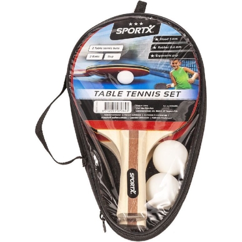 SportX Tafeltennis Set 5-delig
