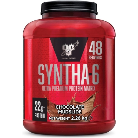 BSN Syntha-6 Protein Eiwitshake - Proteine Poeder Chocolate Mudcake - Premium Whey Protein - 2260 gram (48 shakes)