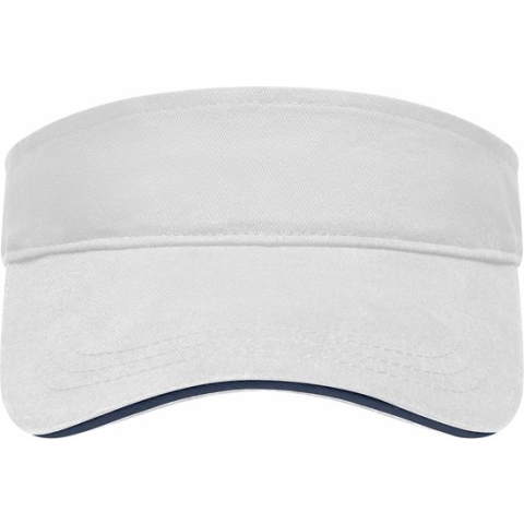 Zonnekleppen Wit/navy 1x