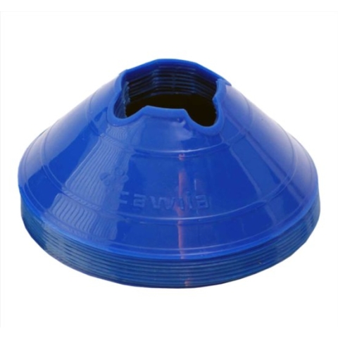 Cawila hoedjes set á 10 stuks - Blauw - Trainingshoedjes Trainingsmaterialen