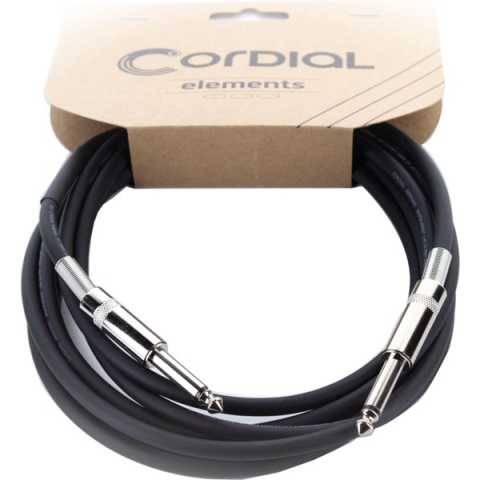 Cordial EI3PP Instrumenten kabel 2X Rechte jack, 3 meter
