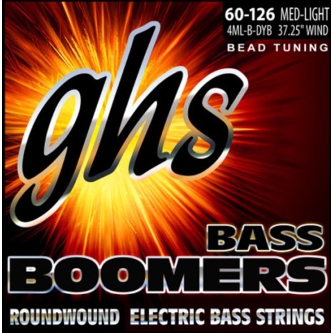 GHS 4ML-B-DYB BEAD Tuned Bass Boomers - Snarenset voor 4-string basgitaar