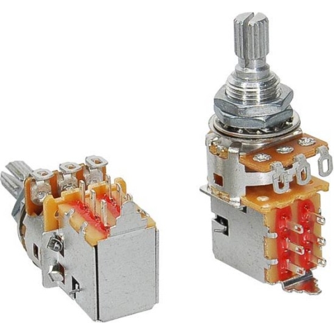 Potentiometer push-pull 250K linear .375 - 3/8