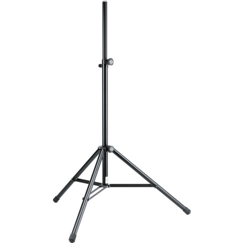 König & Meyer 214/6 Boxenstatief -50kg belastbaar, Alu zwart - Luispreker standaard