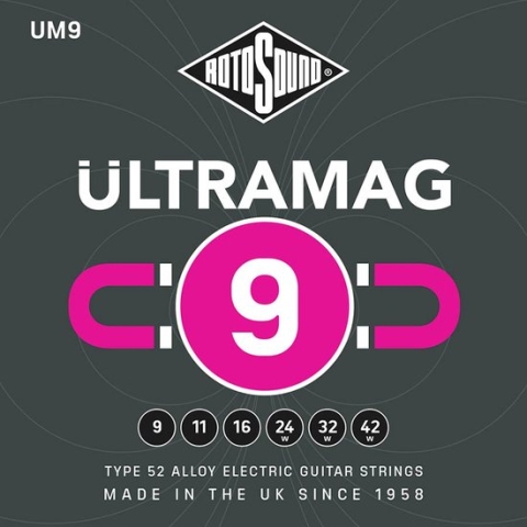 Snarenset elektrische gitaar Rotosound Ultramag UM9