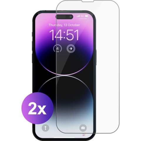 iPhone 14 Pro Max Screenprotector glas - Beschermglas iPhone 14 Pro Max Screen Protector Glas