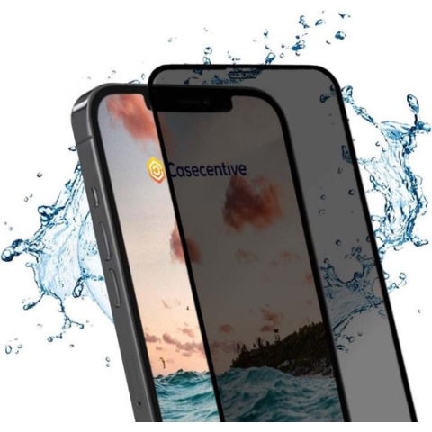 Casecentive Privacy Glass Screenprotector 3D full cover - Glasplaatje - iPhone 12 Pro Max
