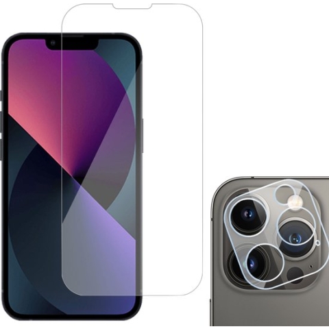 iPhone 14 Screenprotector + Beschermglas iPhone 14 Camera Lens