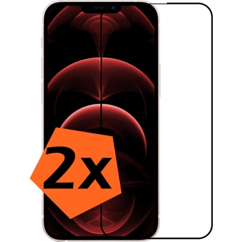 iPhone 14 Pro Max Screenprotector Full Screen 3D - iPhone 14 Pro Max Screen Protector Tempered Glass - 2x