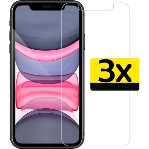 iPhone X Screenprotector Bescherm Glas - iPhone X Screen Protector Glas Extra Sterk - 3 Stuks