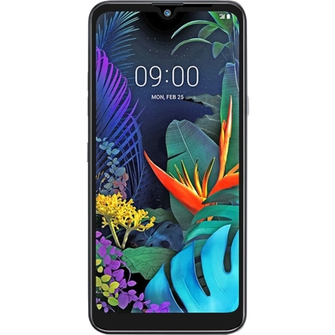 Mobigear Premium - LG Q60 Glazen Screenprotector - Case Friendly - Zwart