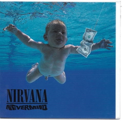 Nirvana, groot formaat postkaarten, 2 verschillende