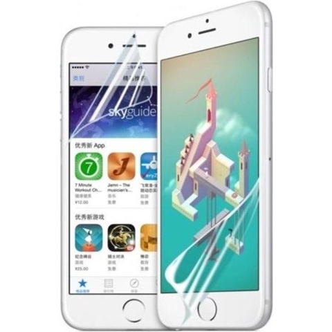 Geschikt voor iPhone 7 / 8 / SE (2020) screenprotector met doekje - mat