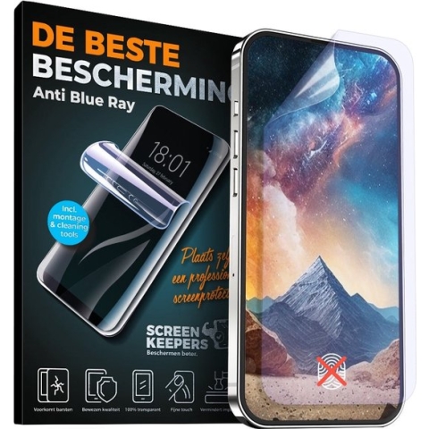 Screenprotector - Anti Blue Screen Protector Geschikt voor Apple iPhone 11 Pro Max - Schermbeschermer - Screensaver - Premium - Anti Blue Light - Case Friendly - TPU Bescherm Folie