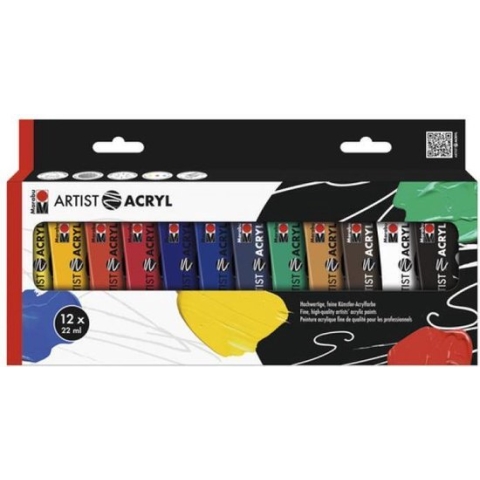 Artist Acryl set 12 x 22 ml