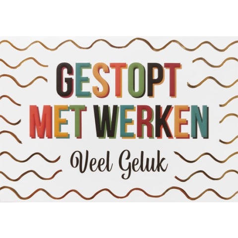 Kaart - Daisy - Gestopt met werken - DSY006