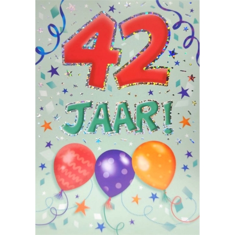 Kaart - That funny age - 42 jaar - TFA052