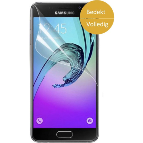 Screenprotector voor Samsung Galaxy A5 (2016) - Glas PET Folie Screenprotector Transparant 0.2mm 9H (Full Screen Protector)