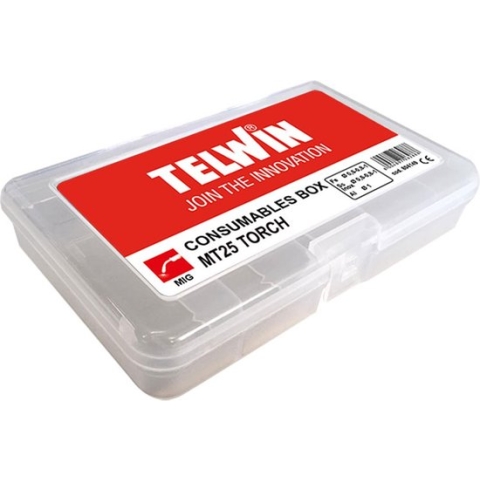 TELWIN - Set verbruiksartikelen MIG/Mag-toorts - CONSUMABLES BOX FOR MIG TORCH MT25