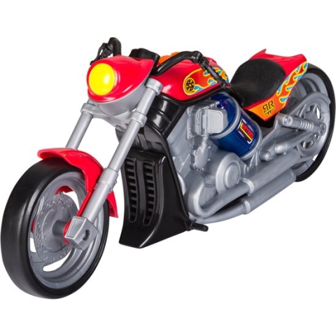 NIKKO Road Rippers Nitro Burnout - Chopper Rode Vlammen - Speelgoedmotor - 28 cm