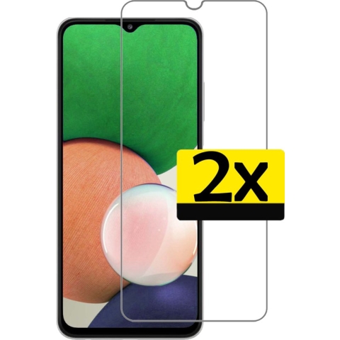 Samsung Galaxy M22 Screenprotector Bescherm Glas - Samsung Galaxy M22 Screenprotector Gehard Glas - Samsung Galaxy M22 Screen Protector Glas Extra Sterk - 2 Stuks