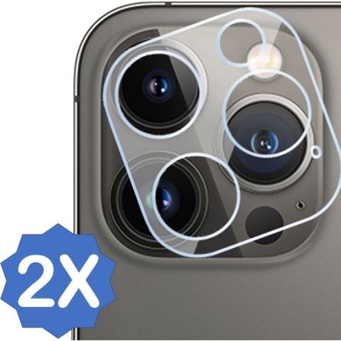 2x iPhone 15 Pro Max Camera Screenprotector - iPhone 15 Pro Max Screen Protector Gehard Glas Camera Cover