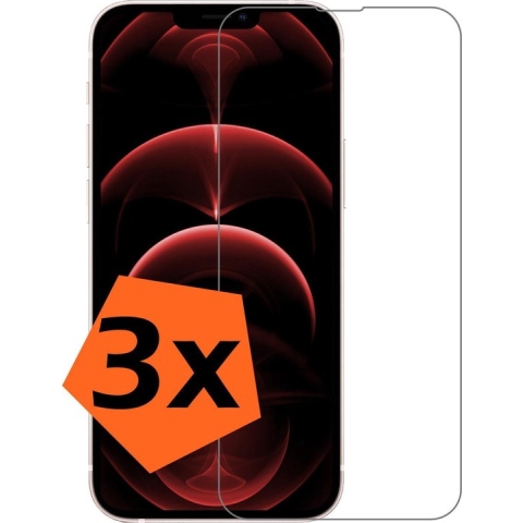 iPhone 13 Screenprotector Bescherm Glas - iPhone 13 Screen Protector Tempered Glass Volledig - 3x
