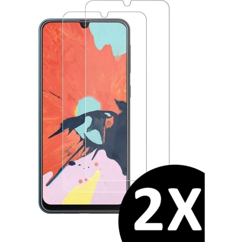 HB Glas voor Samsung Galaxy A41 Screenprotector Glas Gehard Tempered Glass - 2 Stuks