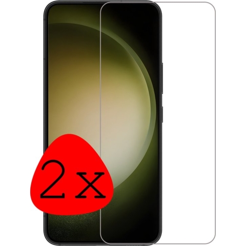 Samsung Galaxy S23 Plus Screenprotector Tempered Glass Beschermglas Dichte Notch - Samsung Galaxy S23 Plus Screen Protector - 2 Stuks