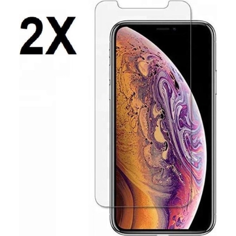 iPhone 11 Pro Max Screenprotector - iPhone 11 Pro Max Screen Protector 2x Bescherm Glas