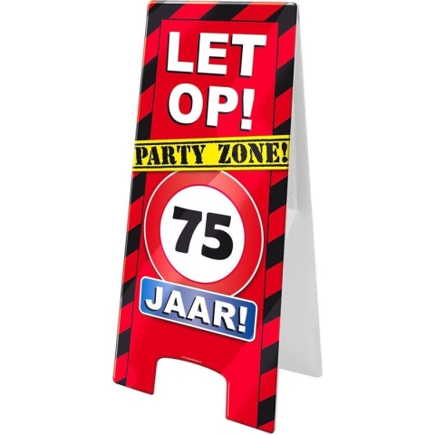Warning Sign - 75 jaar