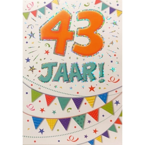 Kaart - That funny age - 43 jaar - TFA053