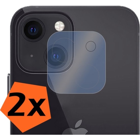 iPhone 14 Camera Screen Protector Beschermglas - iPhone 14 Camera Screenprotector Tempered Glass - 2x