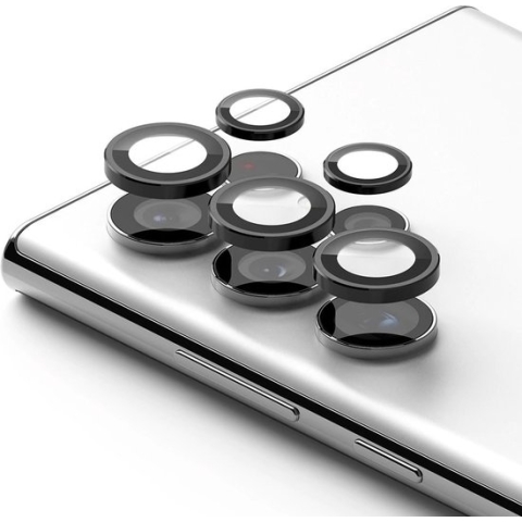 Fonu Camera lens protector Samsung Galaxy S22 Ultra - Zwart
