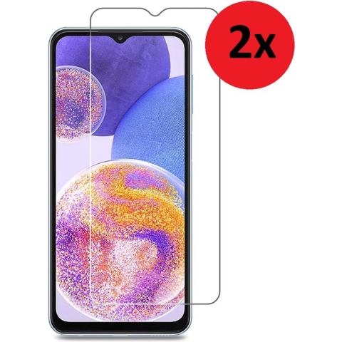 Samsung Galaxy A14 5G Screenprotector - Samsung A14 5G Screen Protector Tempered Beschermglas 2x