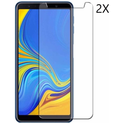 Ntech 2 Pack Samsung Galaxy A7 (2018) Screenprotector|Tempered glass