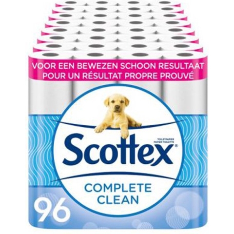Scottex toiletpapier - Classic Clean wc papier - 96 rollen