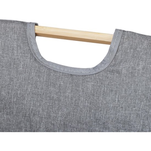 Relaxdays wasmand inklapbaar - mand voor wasgoed - 58 l - waszak - bamboe - met deksel