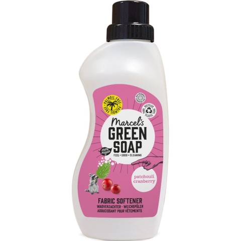 Marcel's Green Soap Wasverzachter Patchouli & Cranberry - 6 x 750 ml