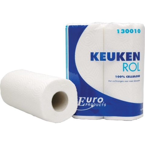 Euro Products | Keukenrol cellulose 2-laags | 16 x 2 rollen